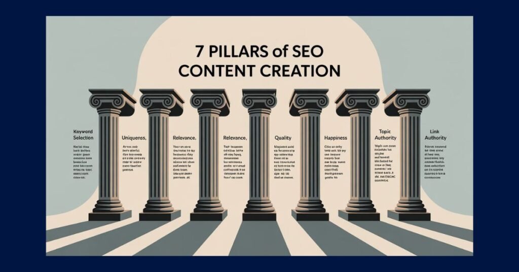 How to Create SEO Content That Ranks (2025) 2 7 Pillars of SEO Content Creation