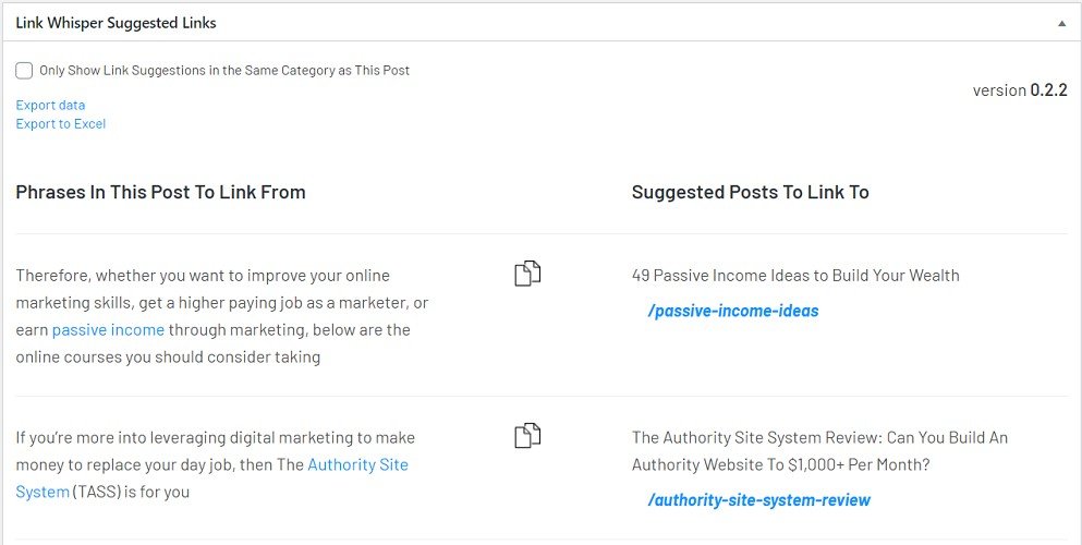 11 Best SEO Content Optimization Tools for 2025 (Complete Guide) 5 Link Whisper - Best for Internal Linking