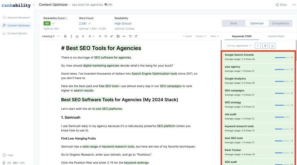 11 Best SEO Content Optimization Tools for 2025 (Complete Guide) 1 Rankability - Best for On-Page SEO & Content Optimization with NLP